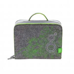 NEW TEGU travel tote in grey felt